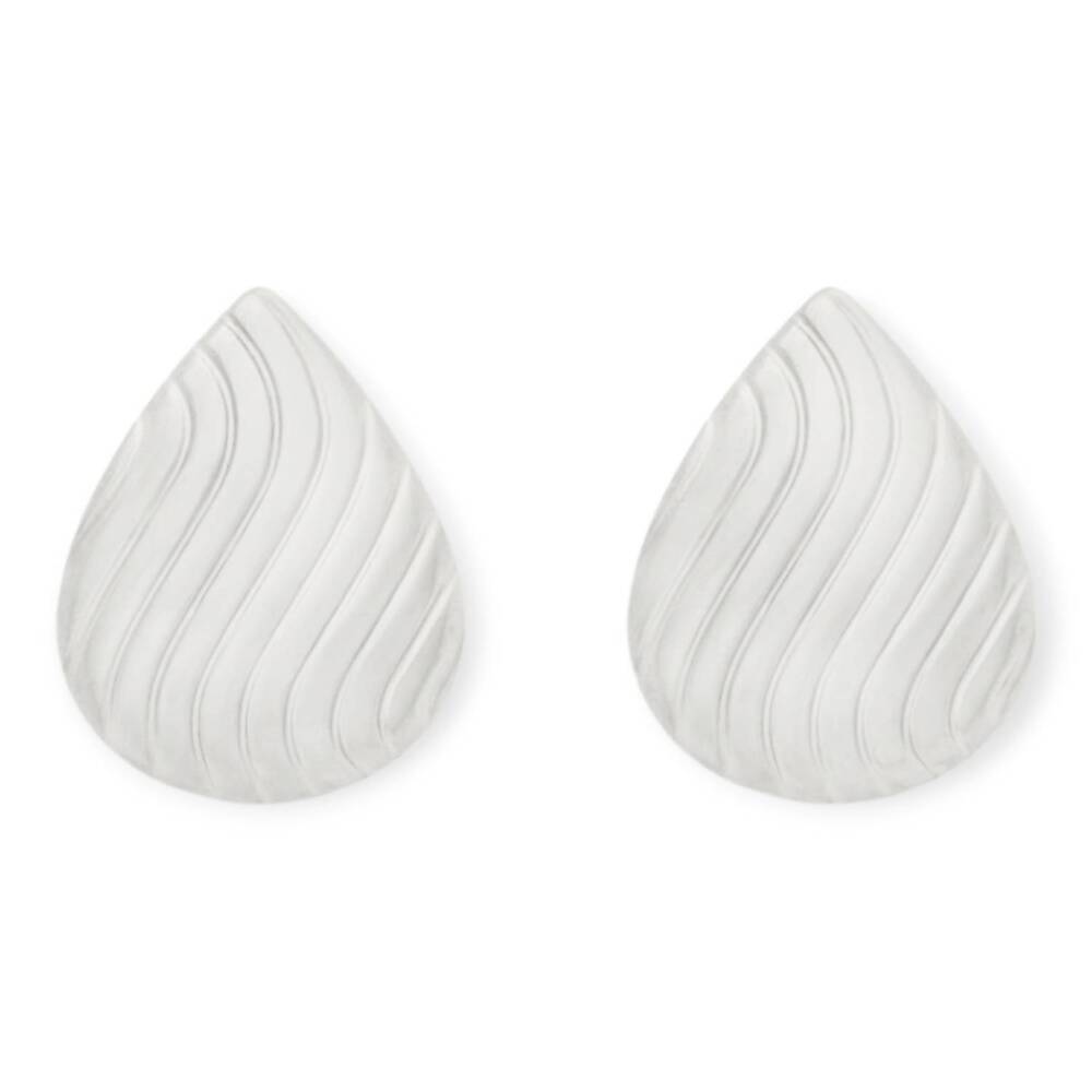 NEW CUFFED BY NANO women's christina drop earrings in silver
